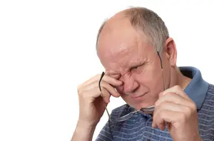 eye strain stress vision