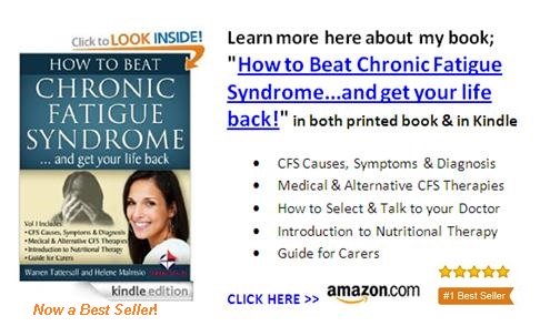 CLICK HERE >>> To view my CFS Therapies book on Amazon