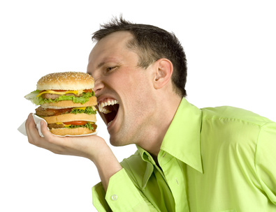 man burger Flatulence and Gas