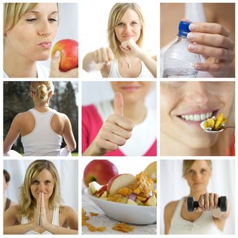 woman skincare detox raw food