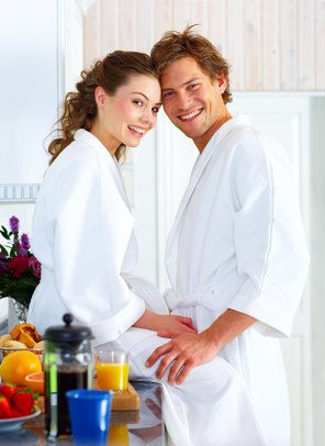 couple skincare bath health