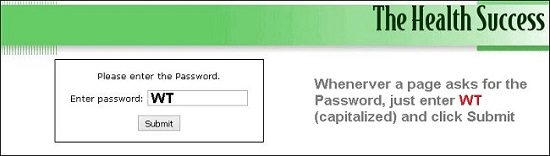 Being asked for a password?
